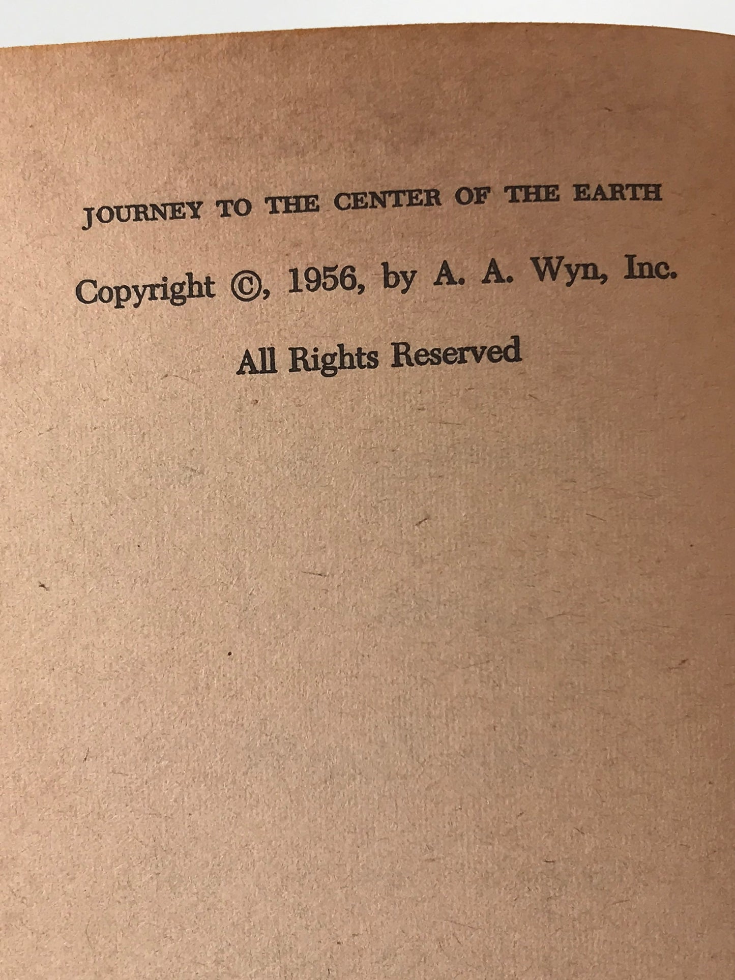 Journey to the Center of the Earth ACE Paperback Jules Verne SF01