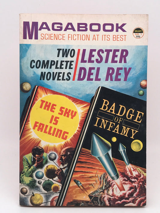 Sky Is Falling/Badge of Infamy GALAXY Paperback Lester Del Rey SF01