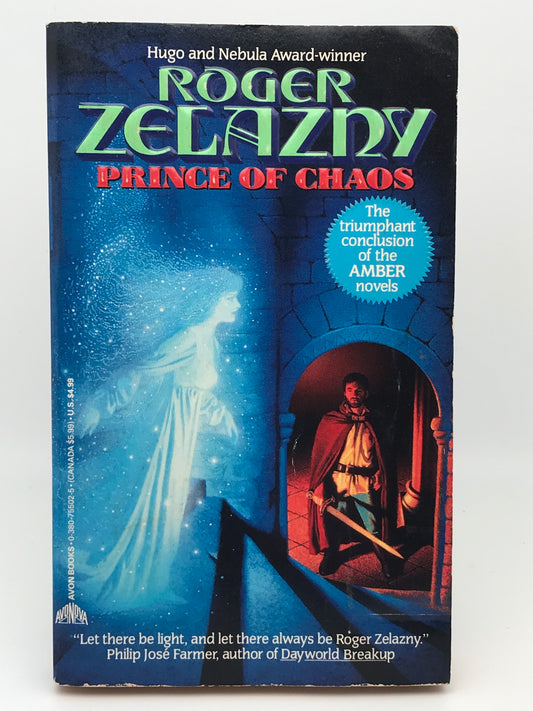 Prince of Chaos AVON Paperback Roger Zelazny SF01