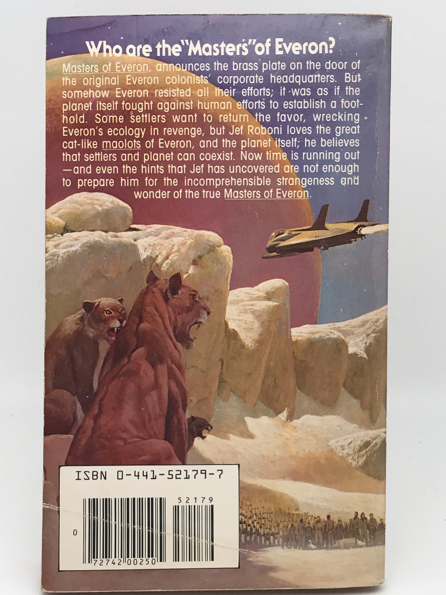 Masters Of Everon ACE Paperback Gordon R. Dickson SF01