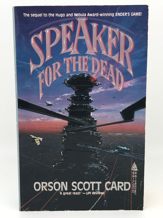 Speaker For The Dead TOR Paperback Orson Scott Card SF01