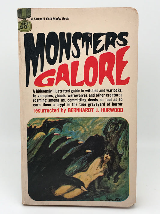 Monsters Galore FAWCETT Paperback Bernhardt J. Hurwood H01