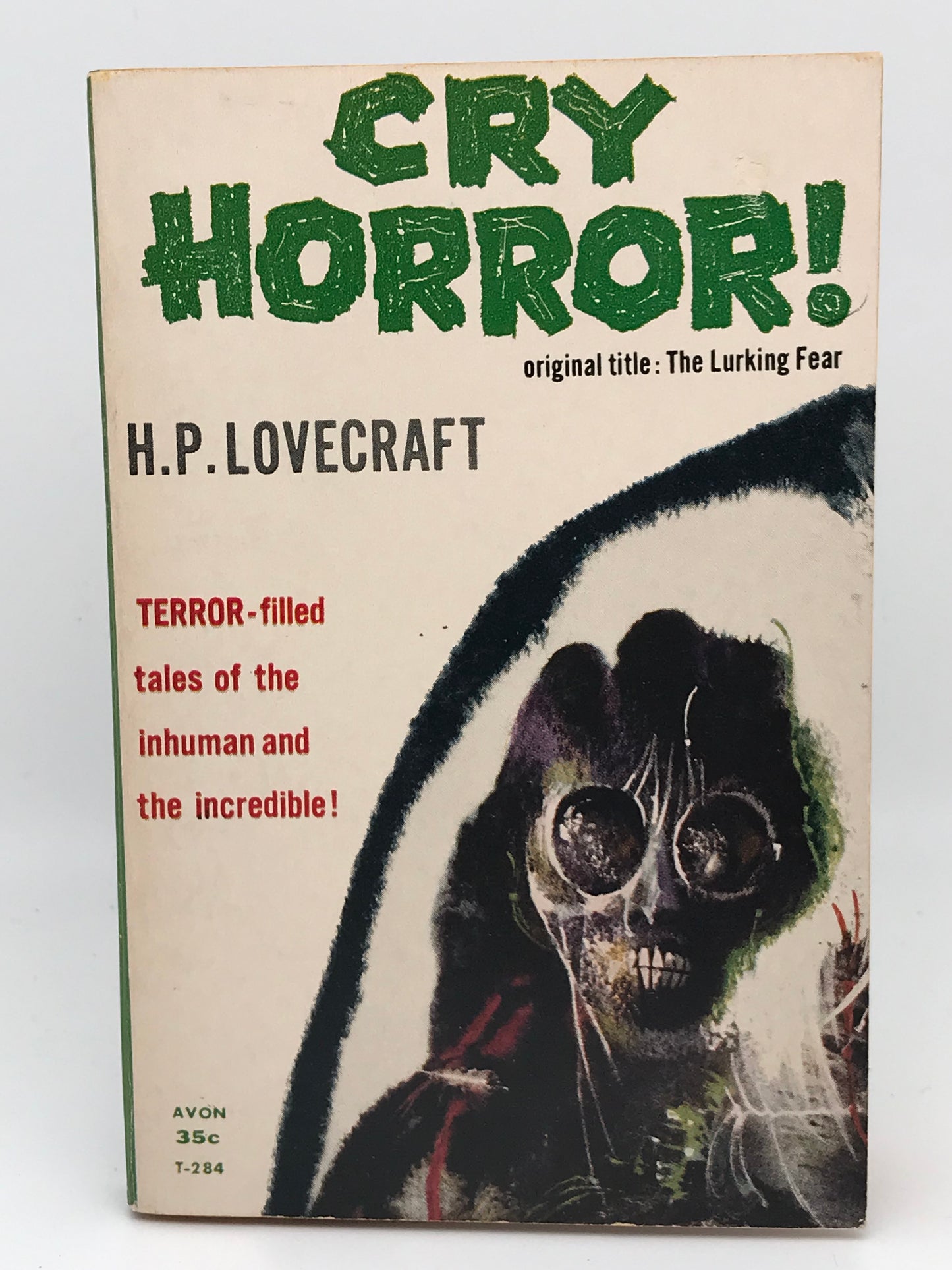 Cry Horror! AVON Paperback H.P. Lovecraft H01