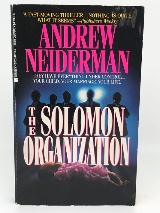 Soloman Organization BERKLEY Paperback Andrew Neiderman H01