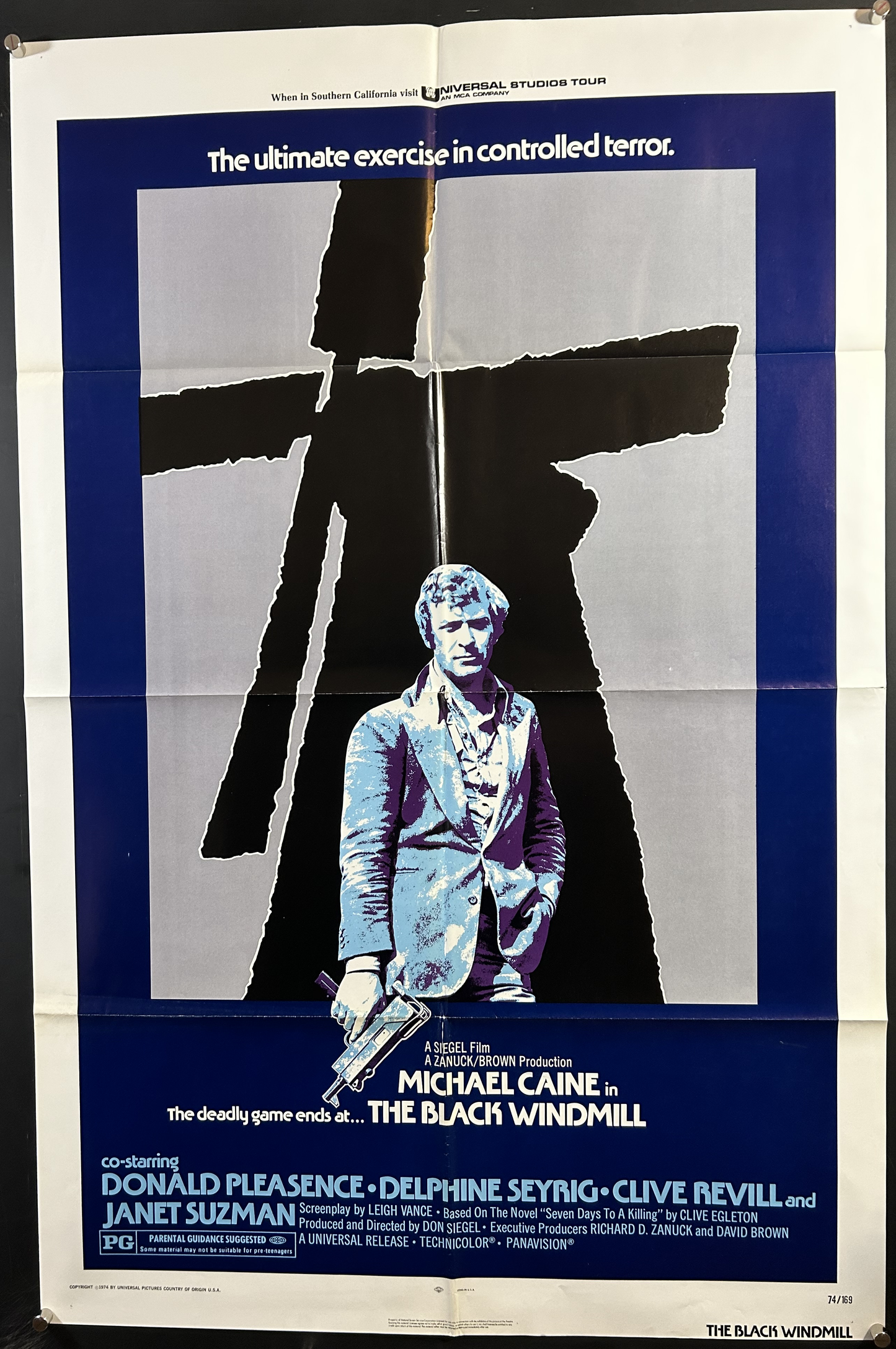 Black Windmill Original One Sheet Poster 1974