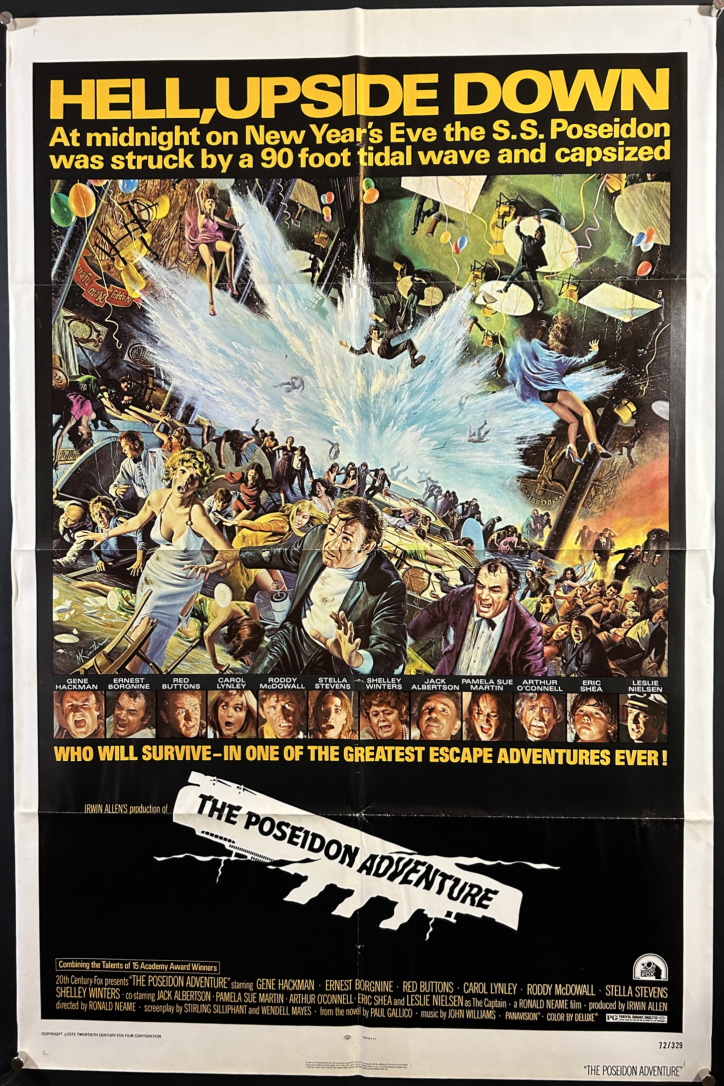 Poseidon Adventure Original One Sheet Poster 1972