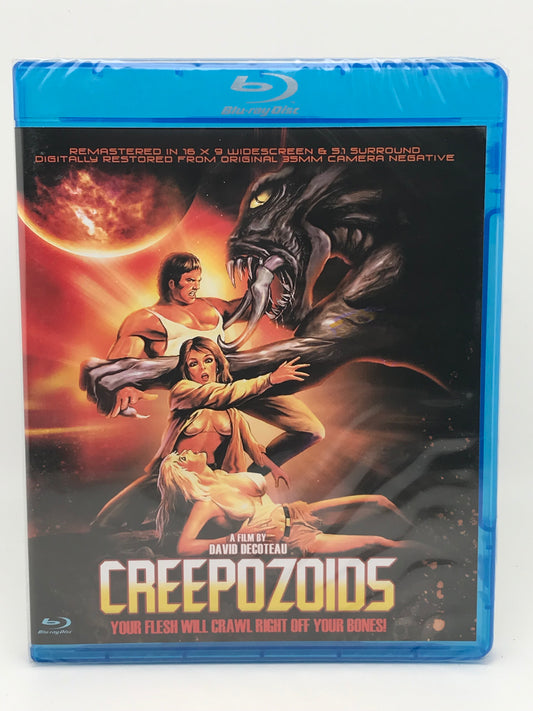 Creepozoids BLU-RAY Linnea Quigley NEW/SEALED BR01