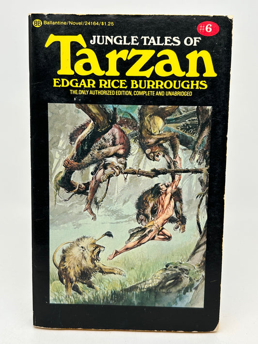 Jungle Tales Of Tarzan #6 BALLANTINE Paperback Burroughs EA1