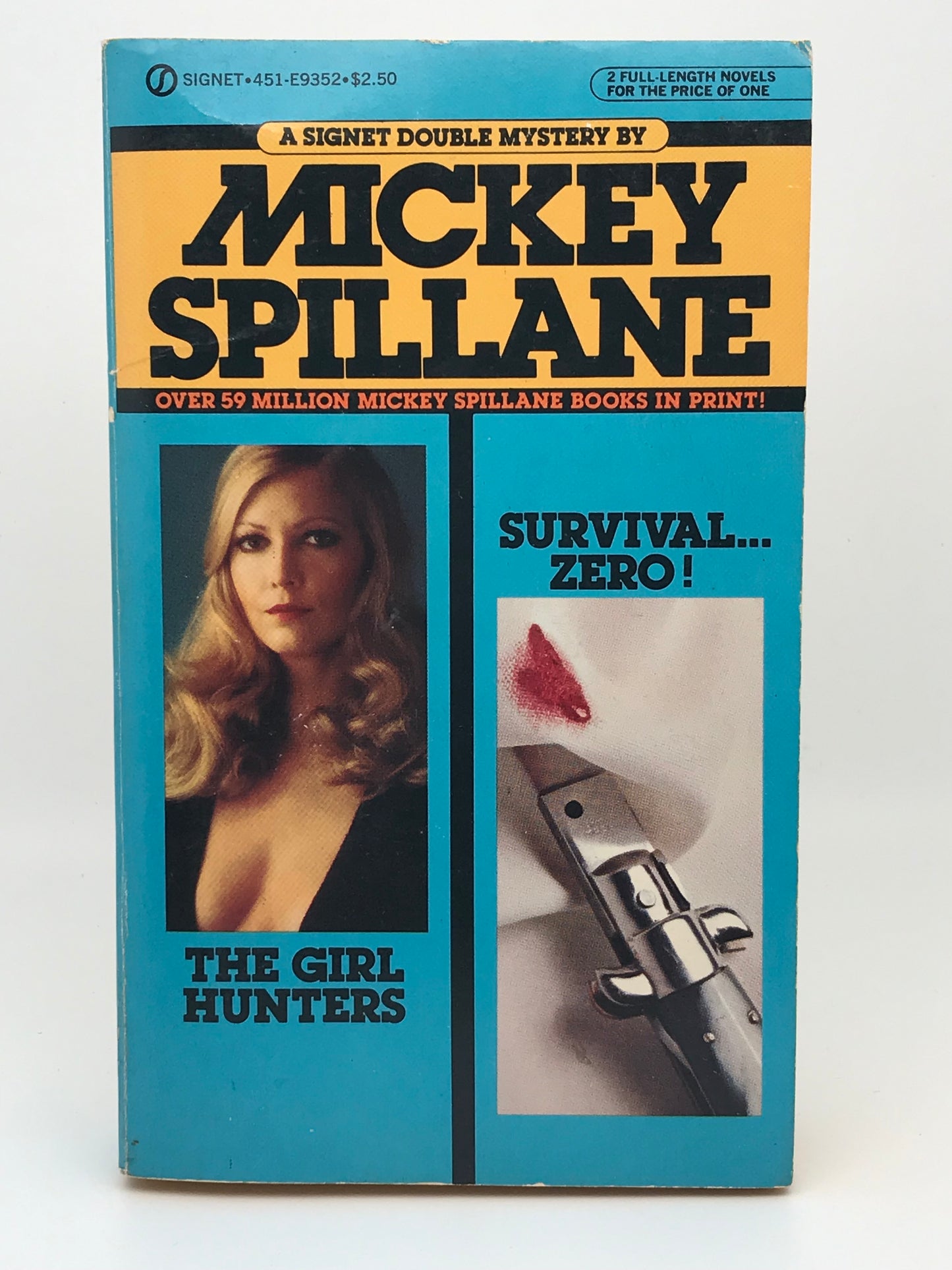 Girl Hunters/Survival Zero SIGNET Paperback Mickey Spillane CW01