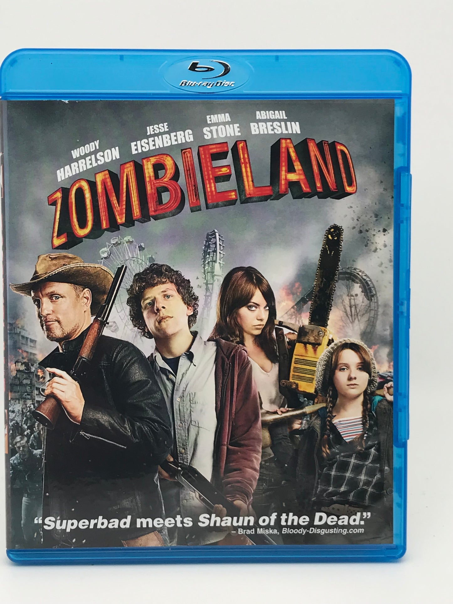 Zombieland BLU-RAY Woody Harrelson USED BR01