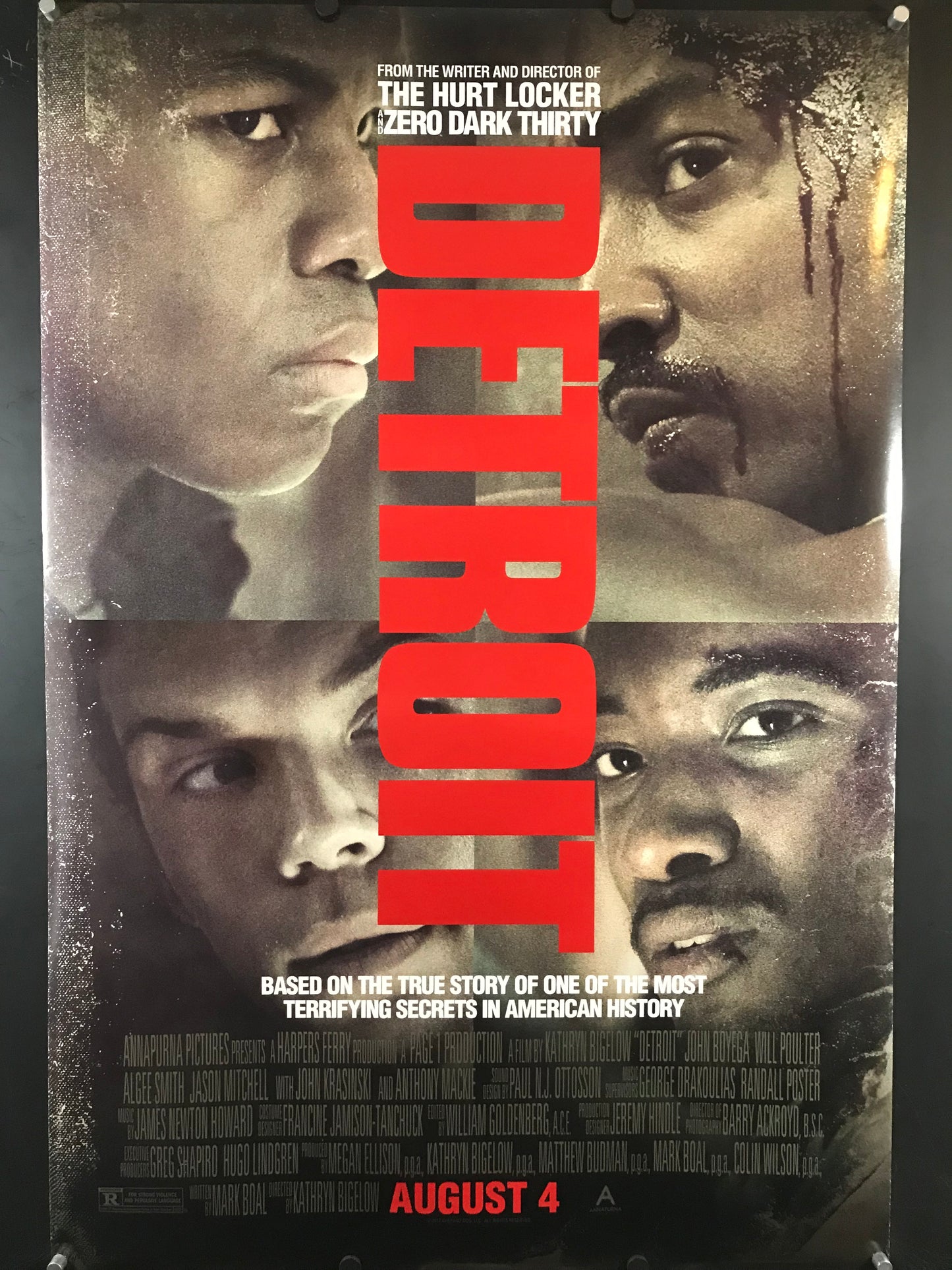 Detroit Original One Sheet Poster 2017