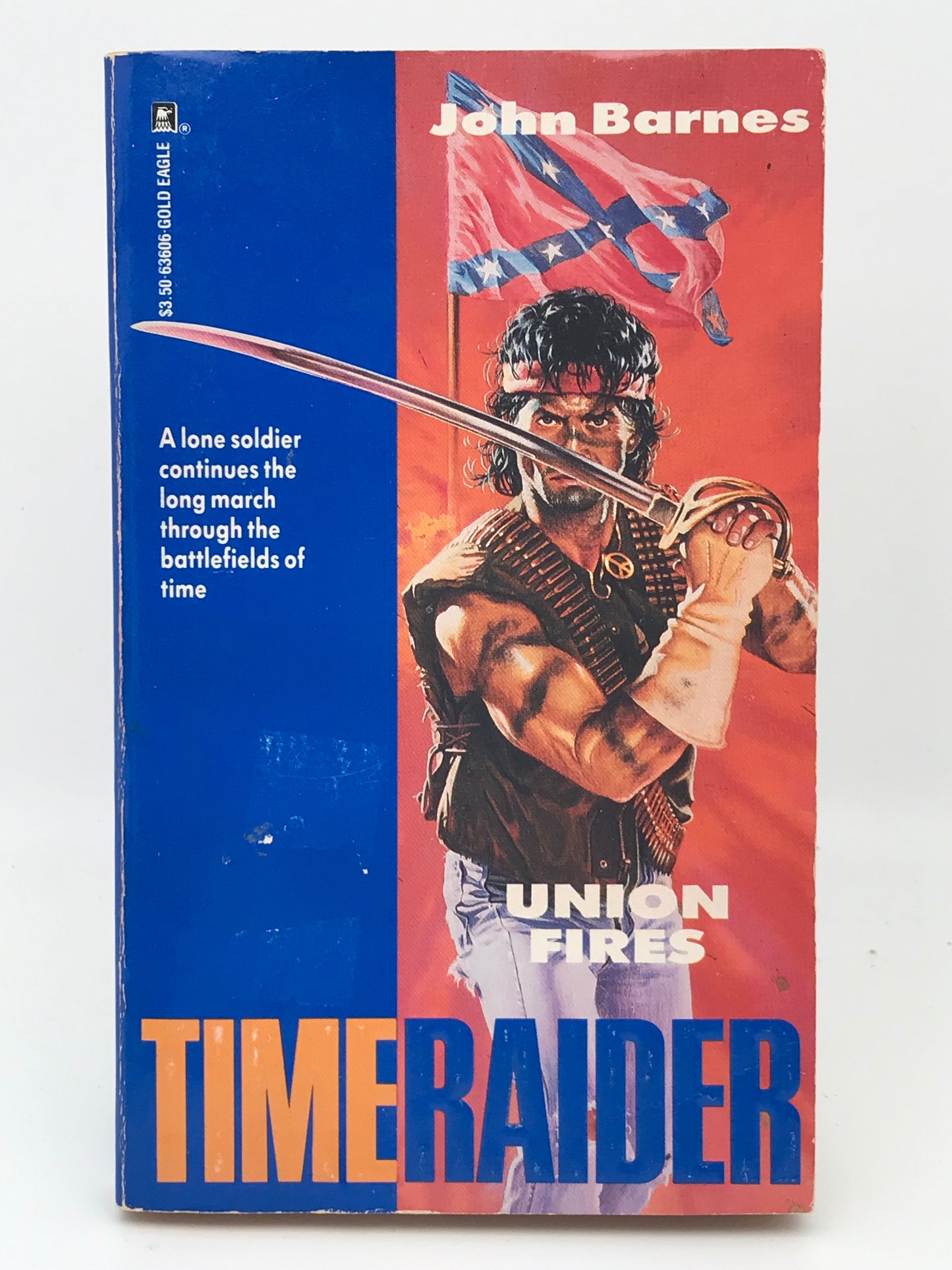 Time Raider #3 Union Fires GOLD EAGLE Paperback John Barnes SF02