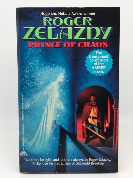 Prince Of Chaos AVON Paperback Roger Zelazny SF02