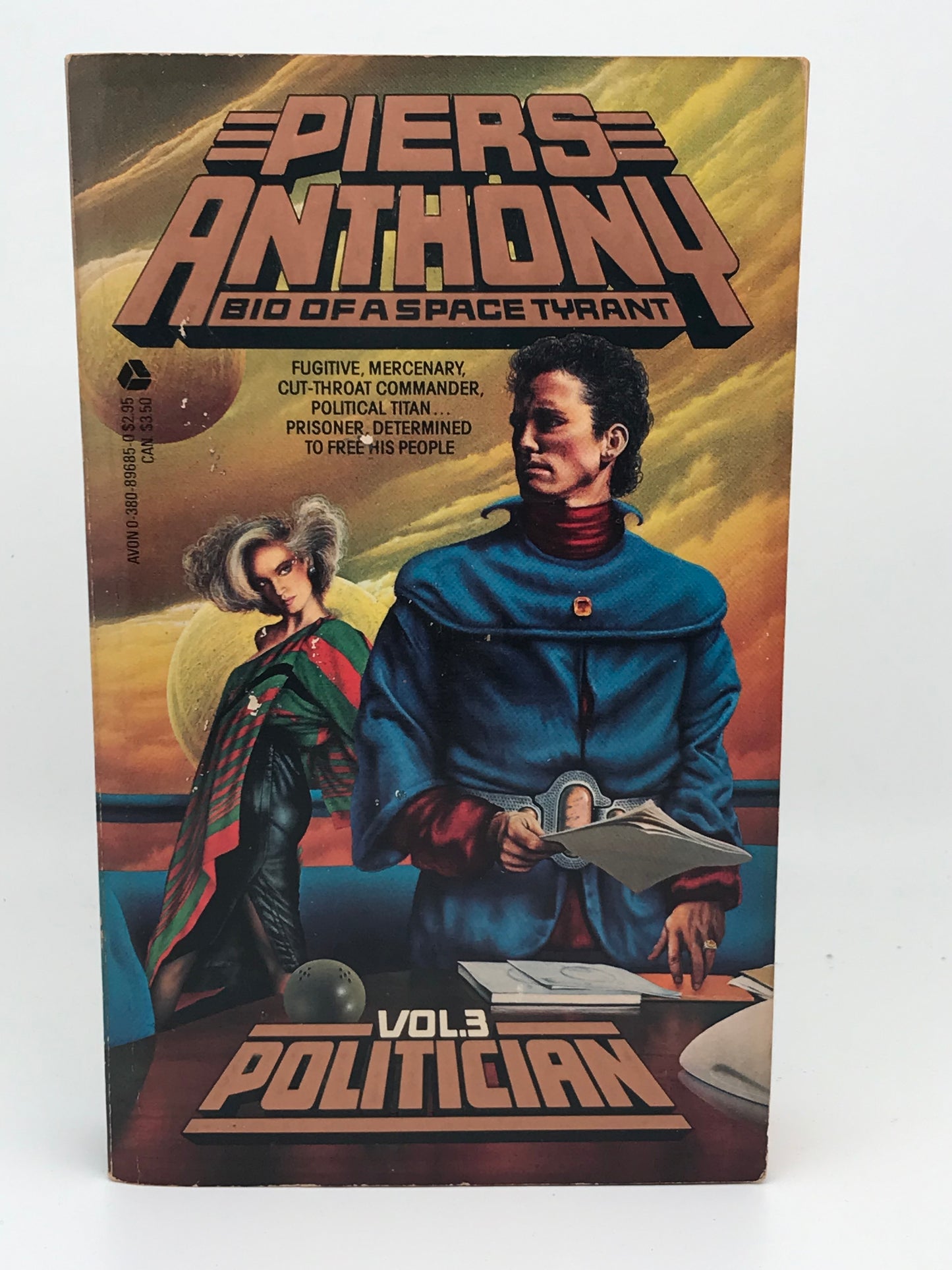 Bio Of A Space Tyrant Volume 3: Politician AVON Paperback Piers Anthony SF02