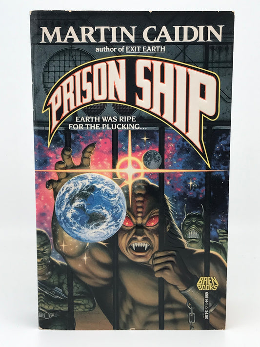 Prison Ship BAEN Paperback Martin Caidin SF02