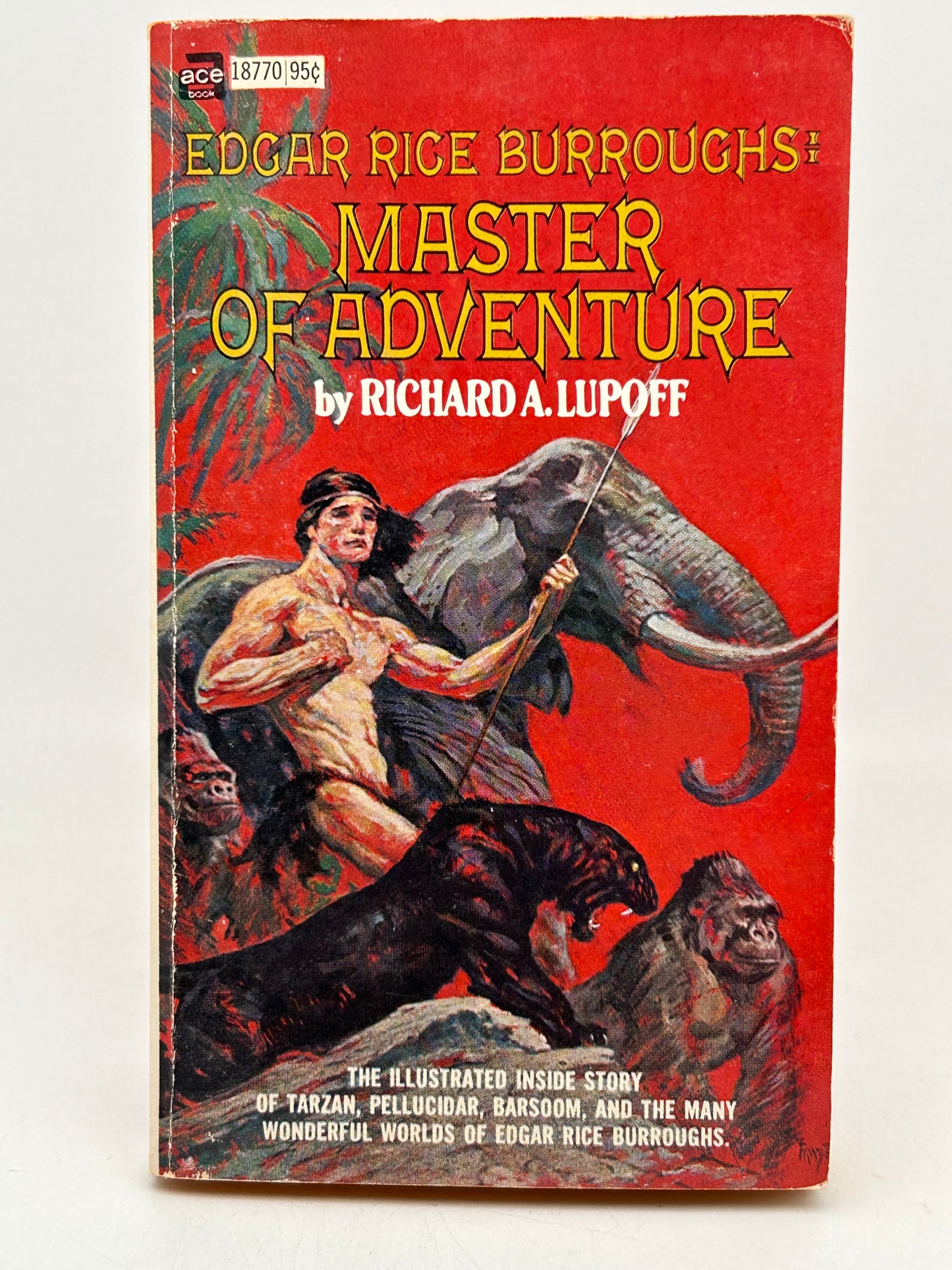 Edgar Rice Burroughs: Master Of Adventure ACE Paperback Richard A. Lupoff EA1