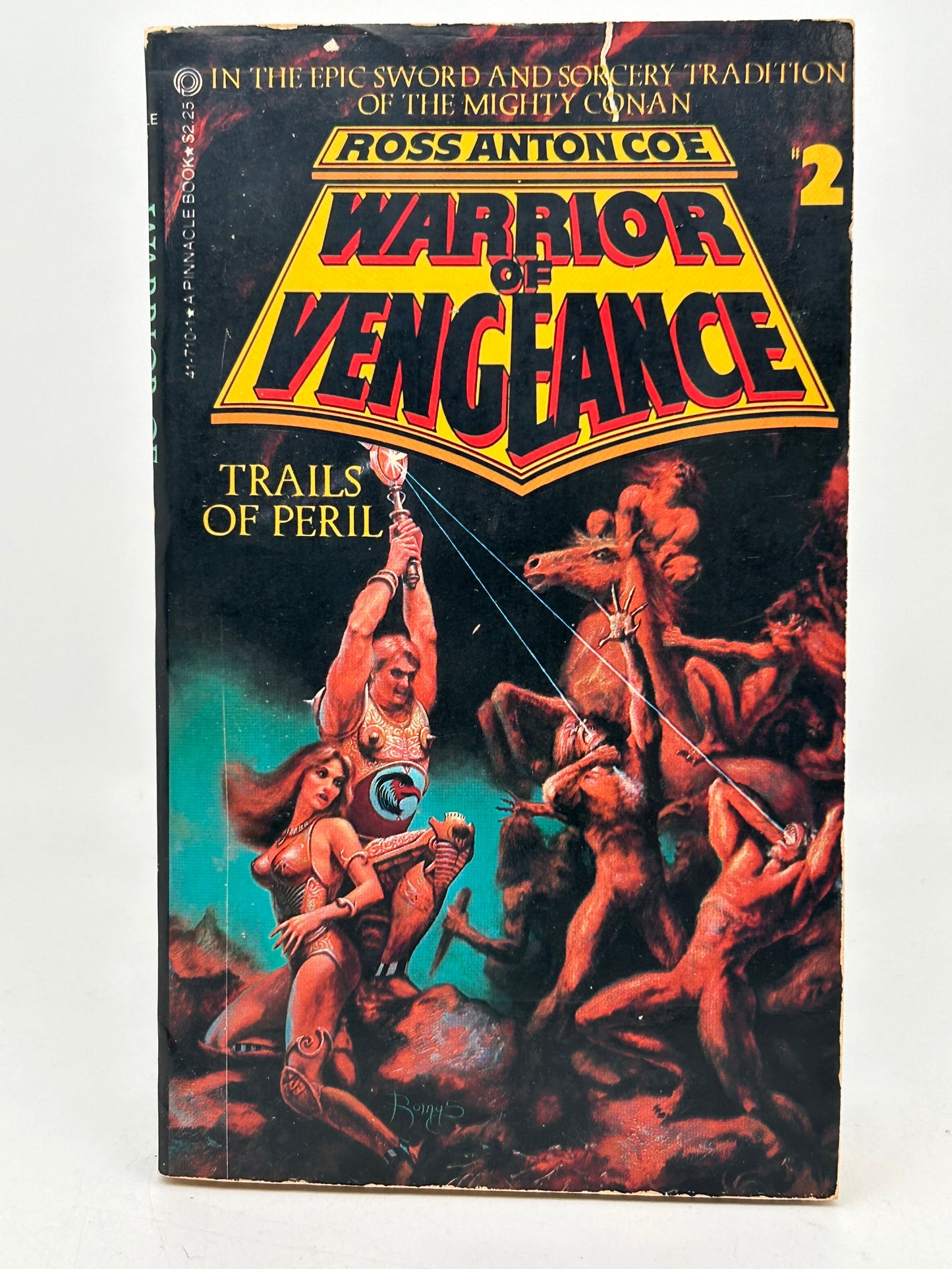 Warrior Of Vengeance: Trails Of Peril #2 PINNACLE Paperback Ross Anton Coe EA1