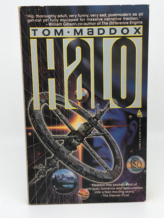 Halo TOR Paperback Tom Maddox SF02