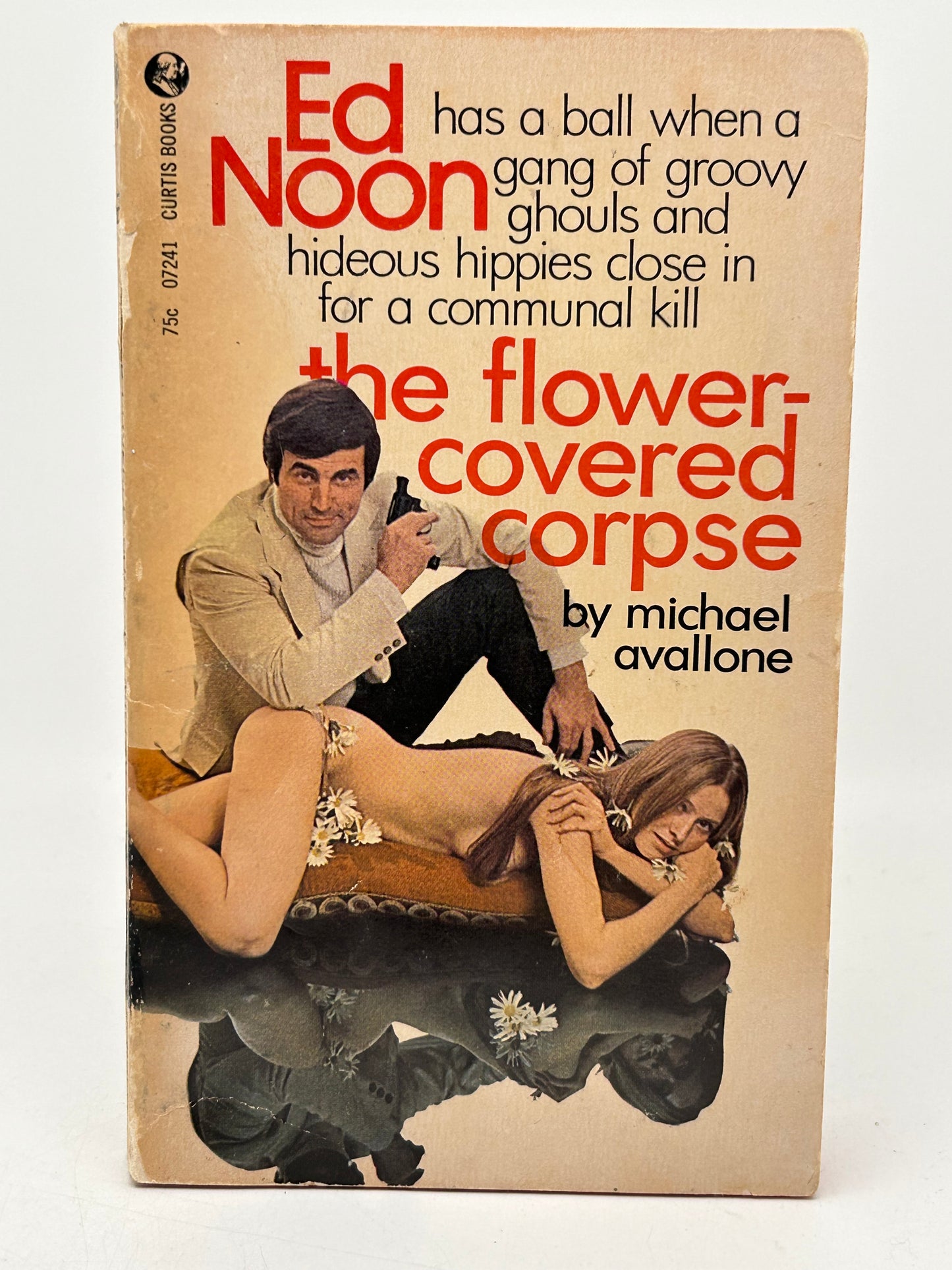 Flower Covered Corpse: Ed Noon Mysteries Book #19 CURTIS Paperback Michael Avallone EA1