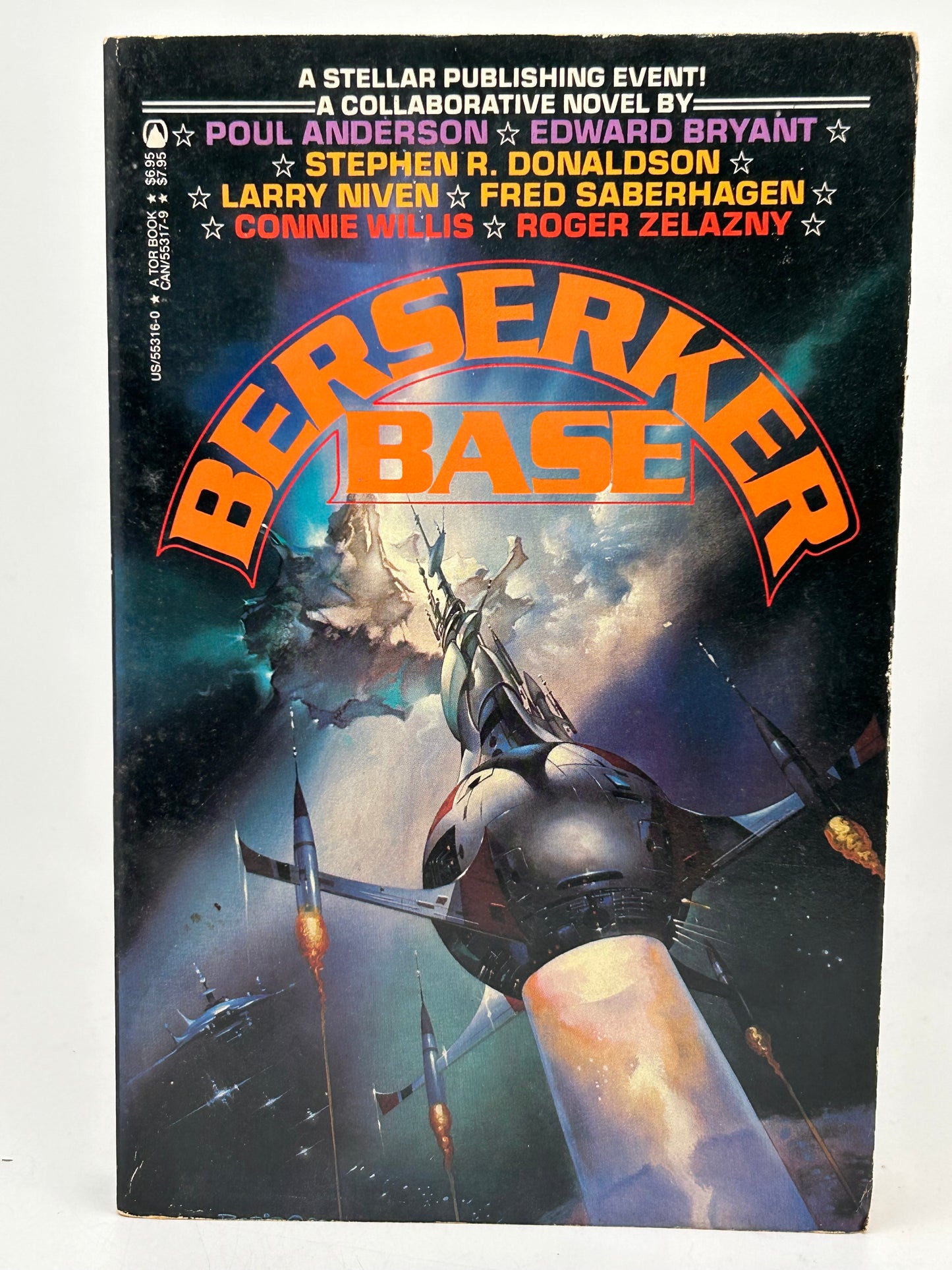 Berserker Base TOR Paperback Saberhagen/Niven/Zelazny EA1