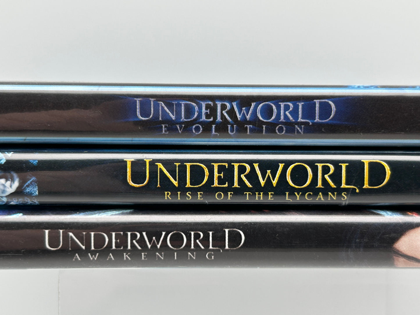 Underworld Awakening/Rise Of The Lycans/Evolution Lot of 3 BLU-RAY USED BR02