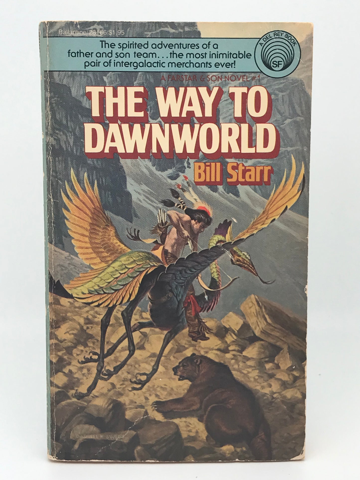 Way To Dawnworld DEL REY Paperback Bill Starr SF03