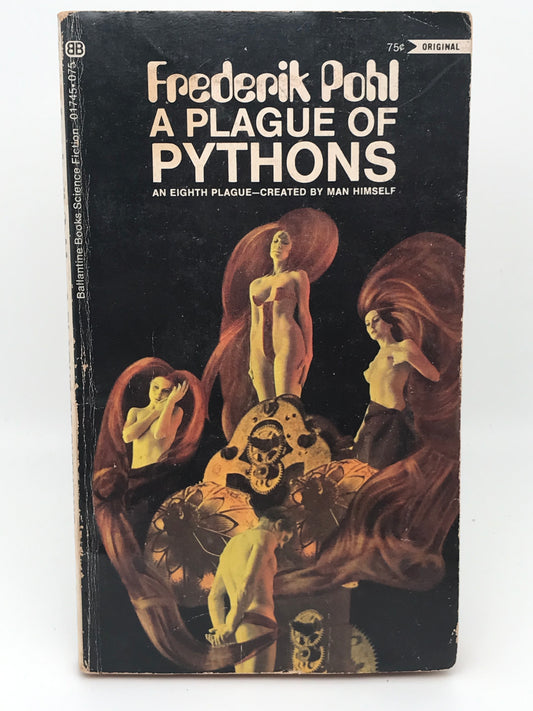 Plague Of Pythons BALLANTINE Paperback SIGNED Frederik Pohl SF03