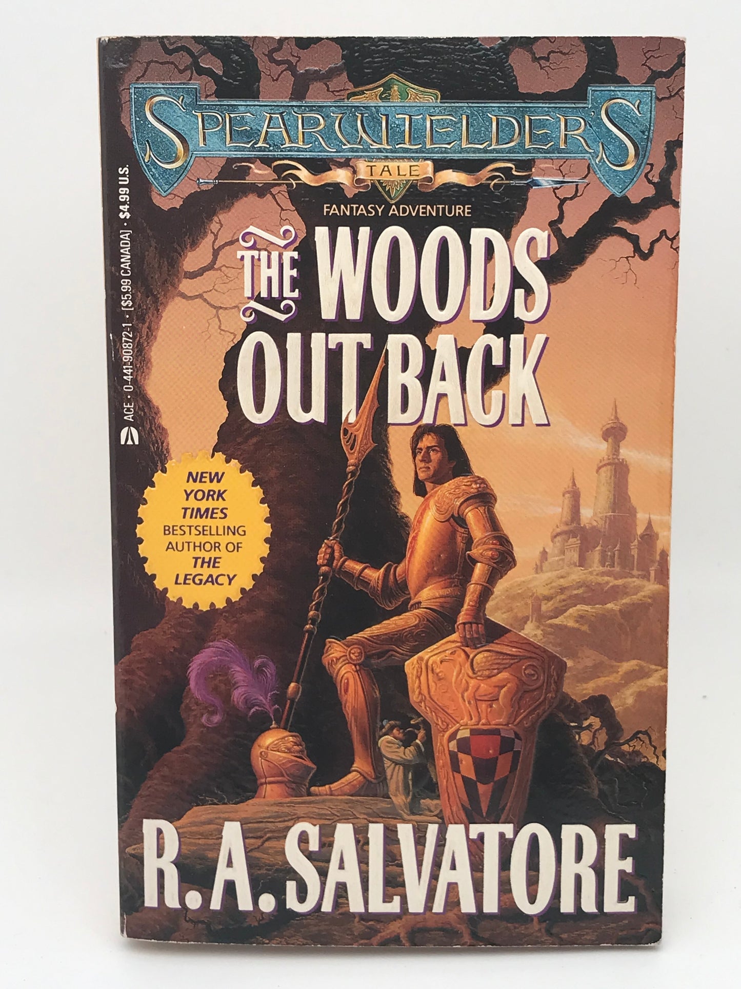 Spearwielders Woods Out Back ACE Paperback R.A Salvatore SF03