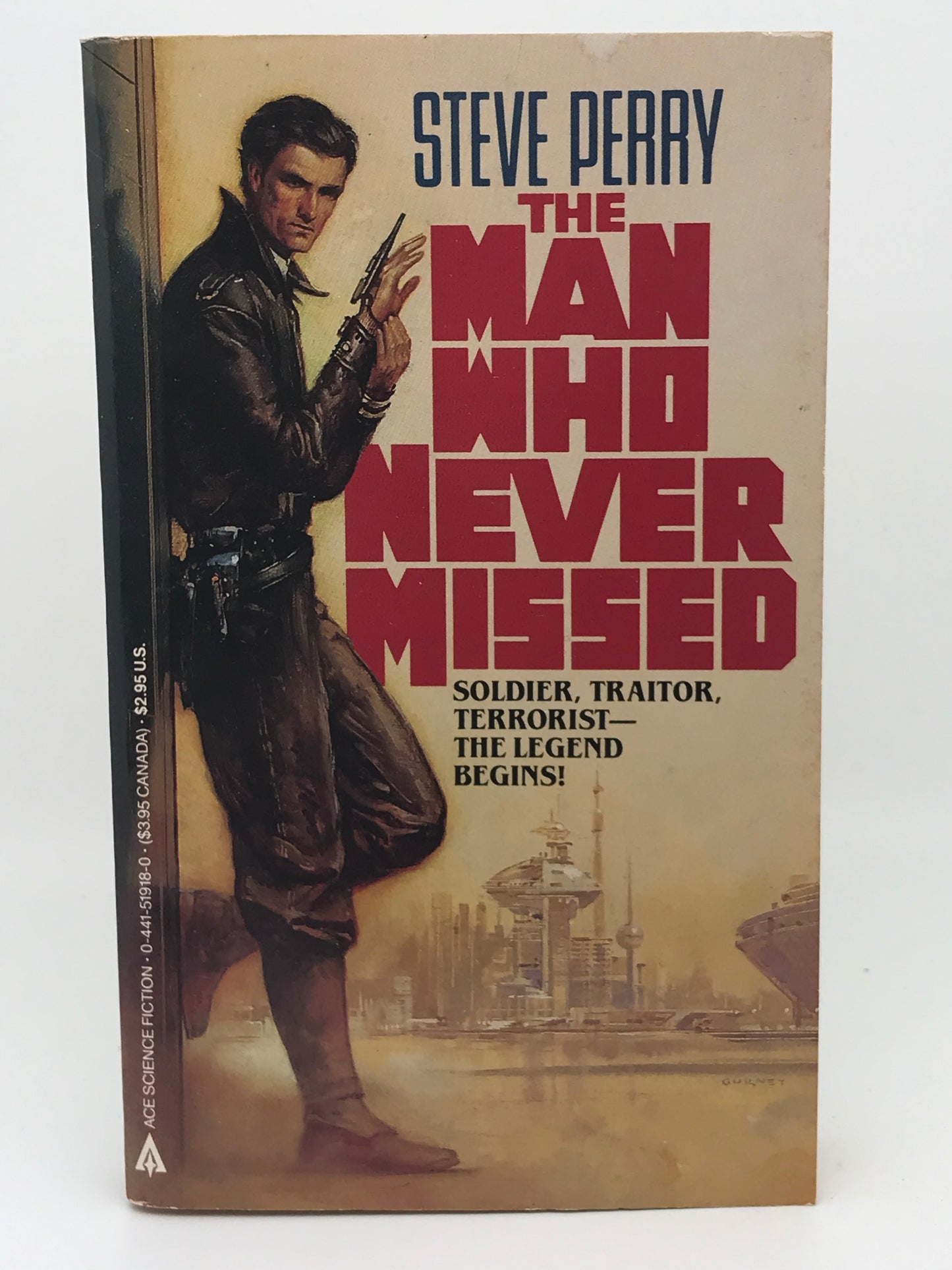 Man Who Never Missed ACE Paperback Steve Perry SF03