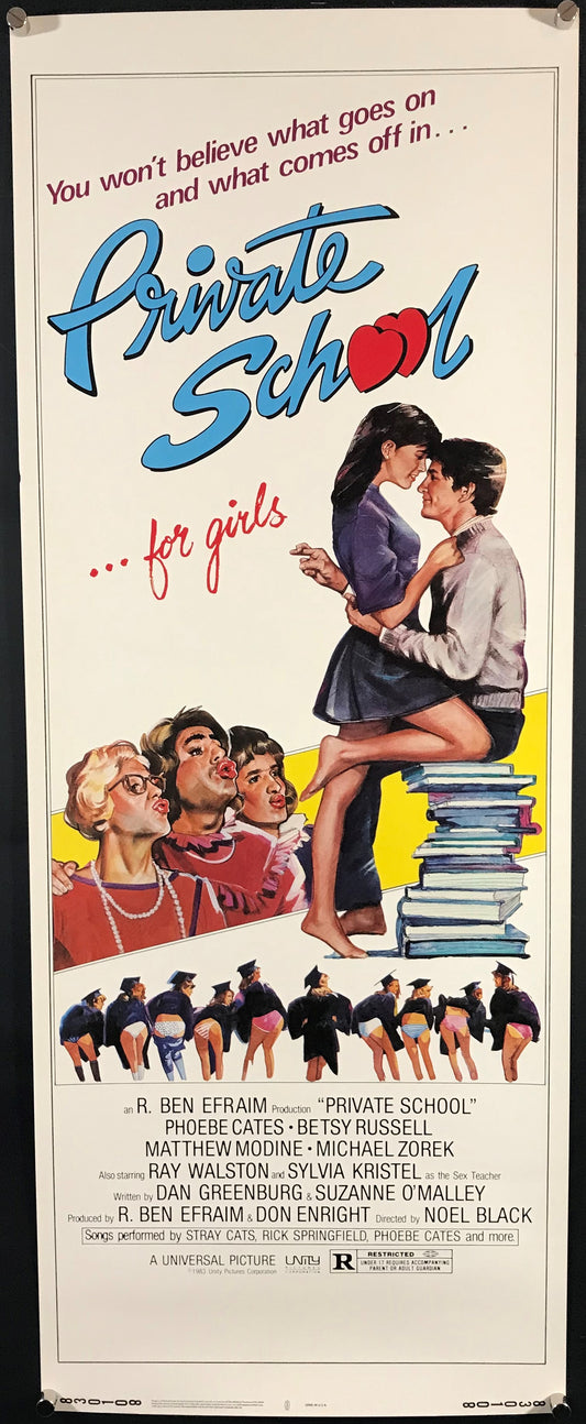 Private School Original Insert Poster 1983 Phoebe Cates!