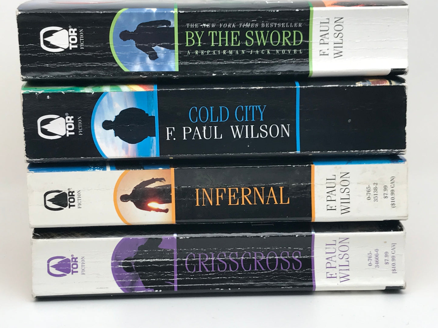 Repairman Jack Lot Of 4 TOR Paperbacks SIGNED F. Paul Wilson H02