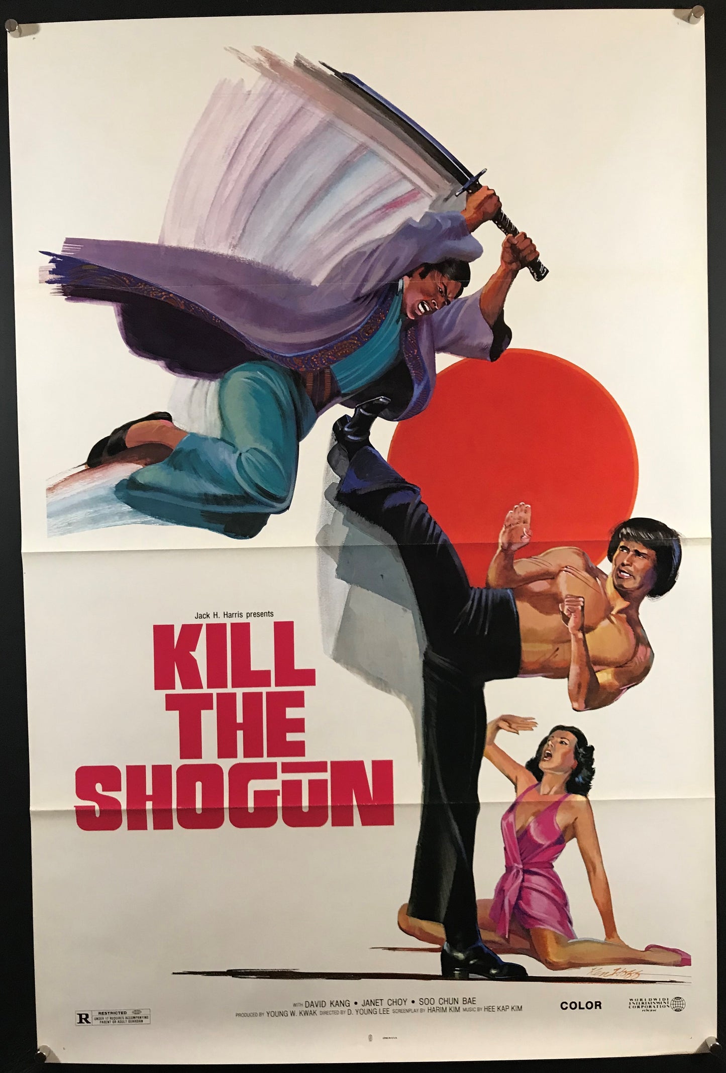 Kill The Shogun Original One Sheet Poster 1975