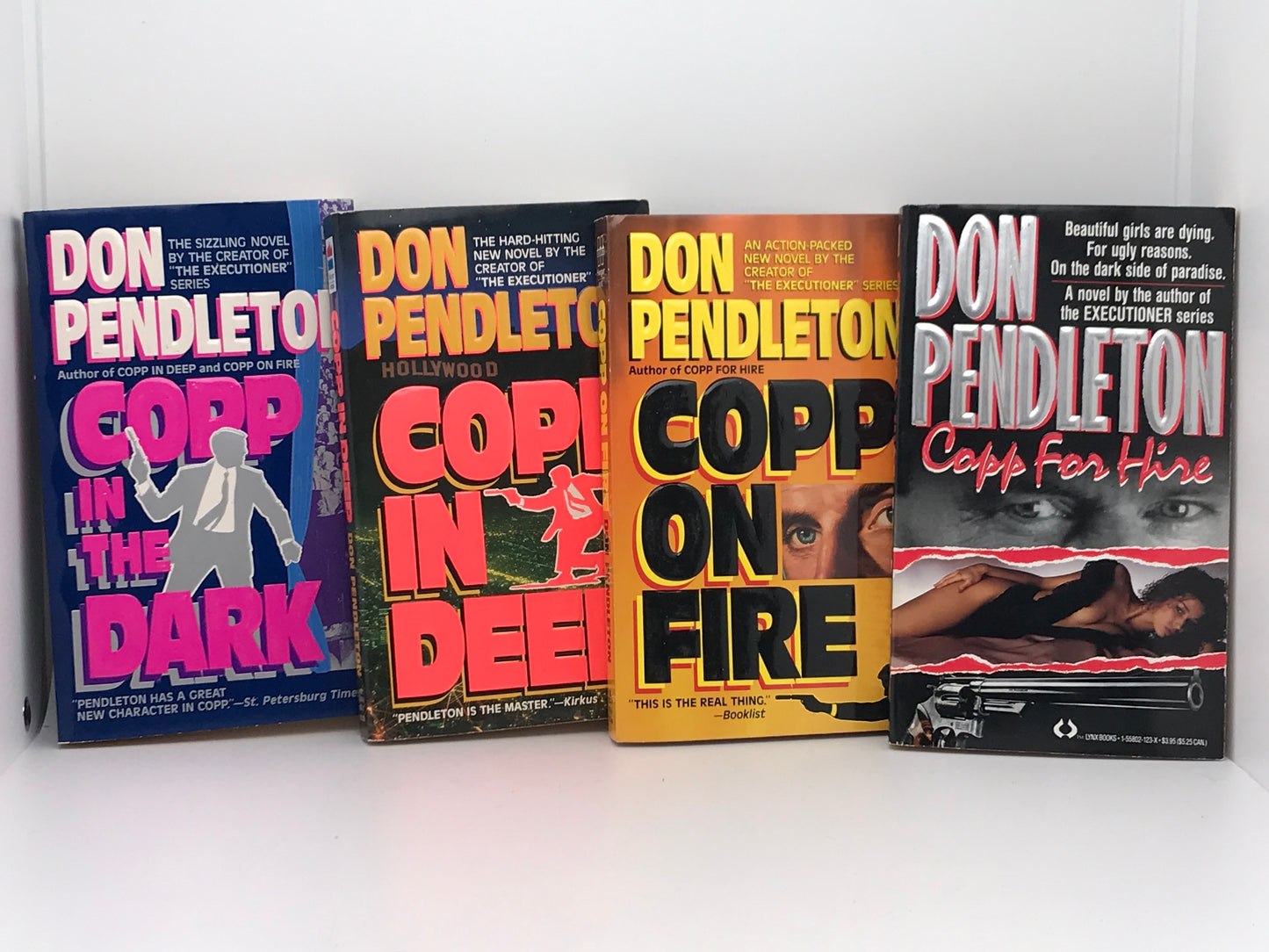 Don Pendleton "Copp" Lot Of 4 HARPER Paperback H03