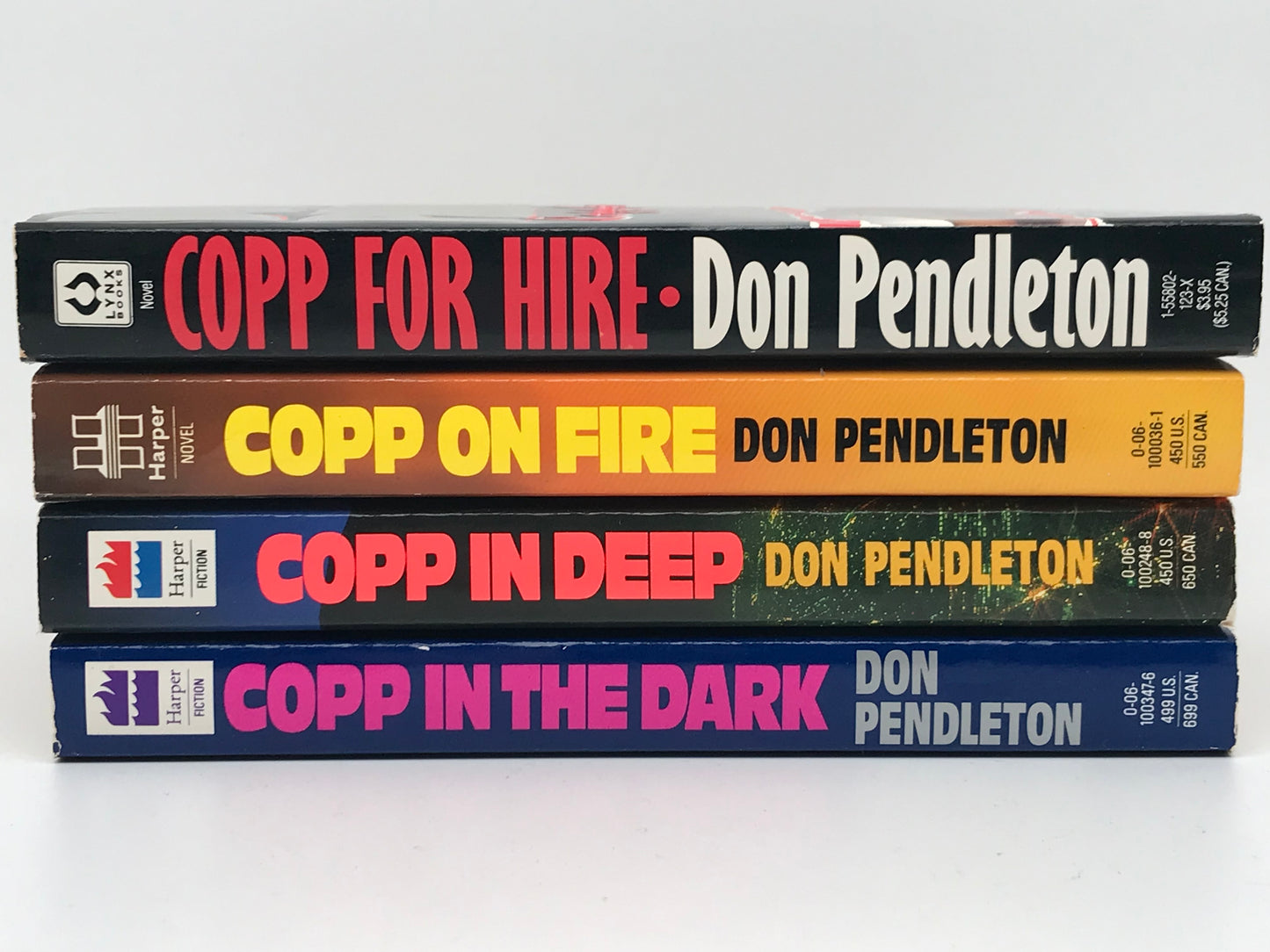 Don Pendleton "Copp" Lot Of 4 HARPER Paperback H03