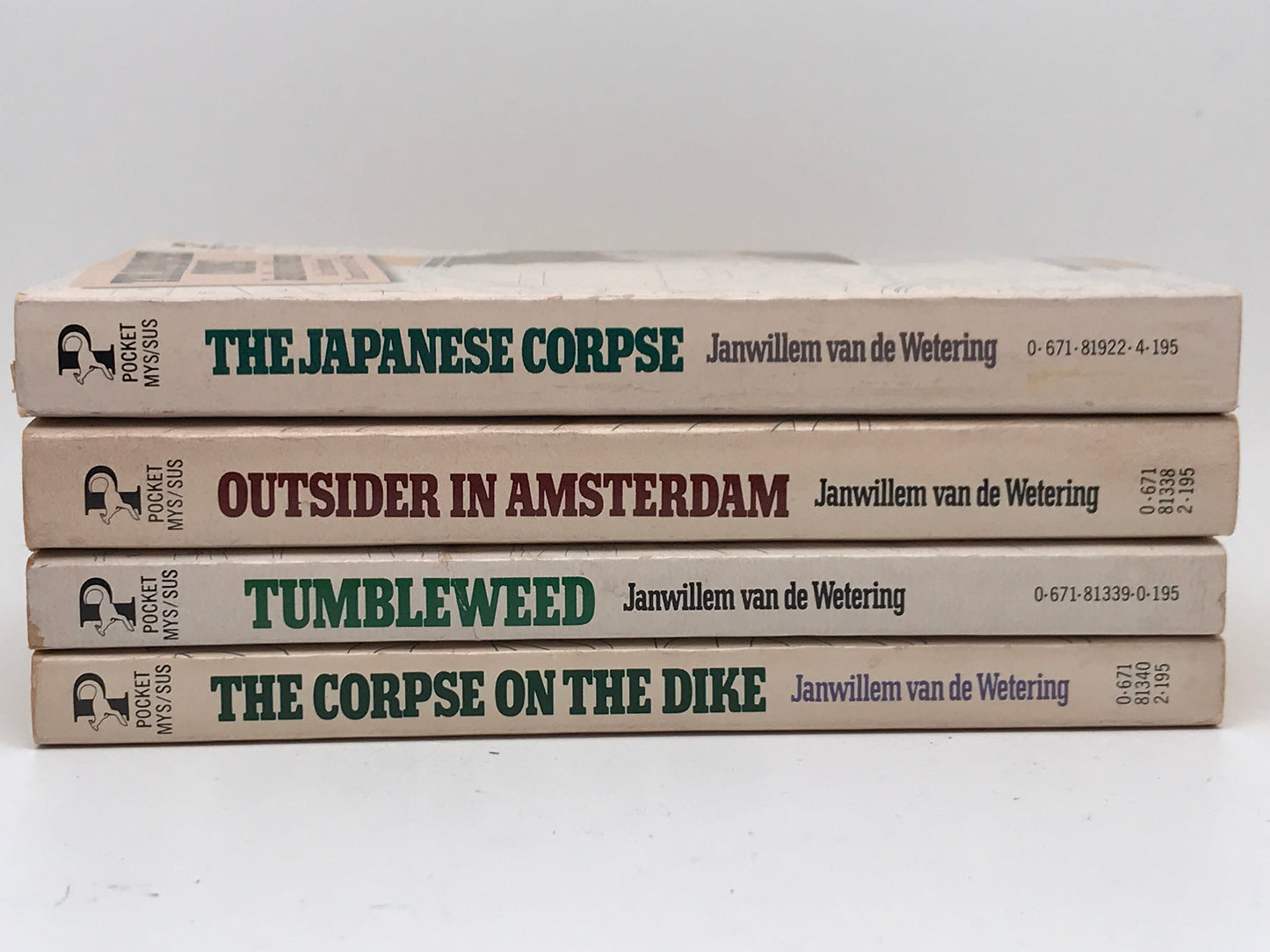 Janwillem van de Wetering Lot Of 4 POCKET Paperback H03