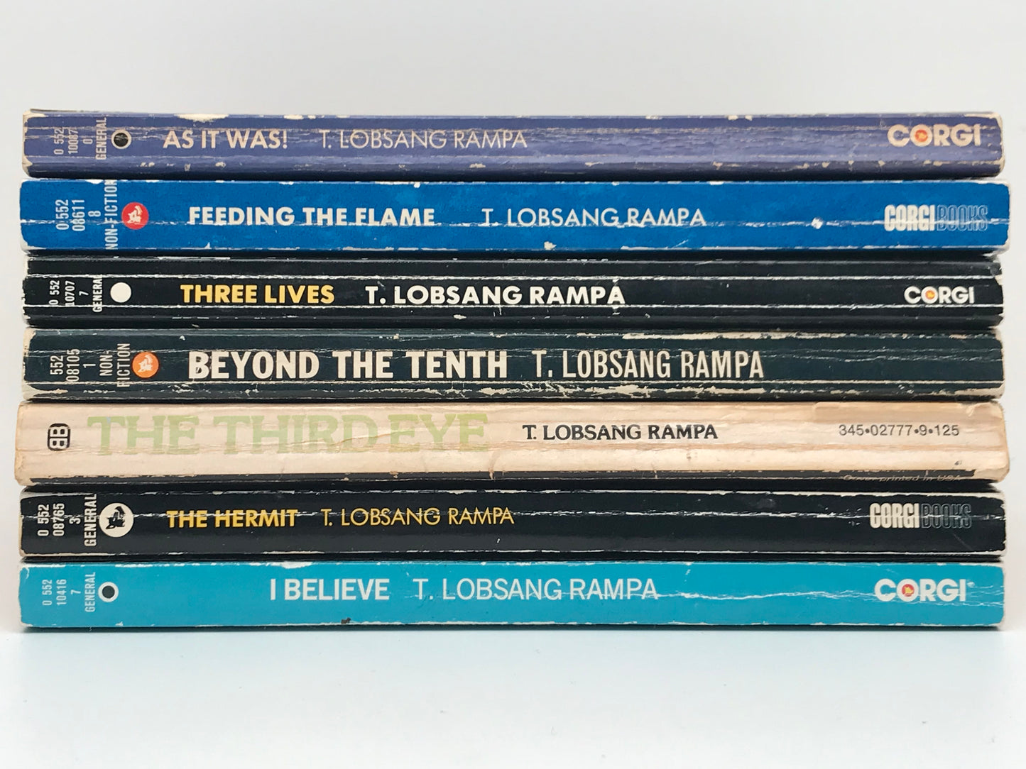 Lobsang Rampa Lot of 7 CORGI Paperback H03