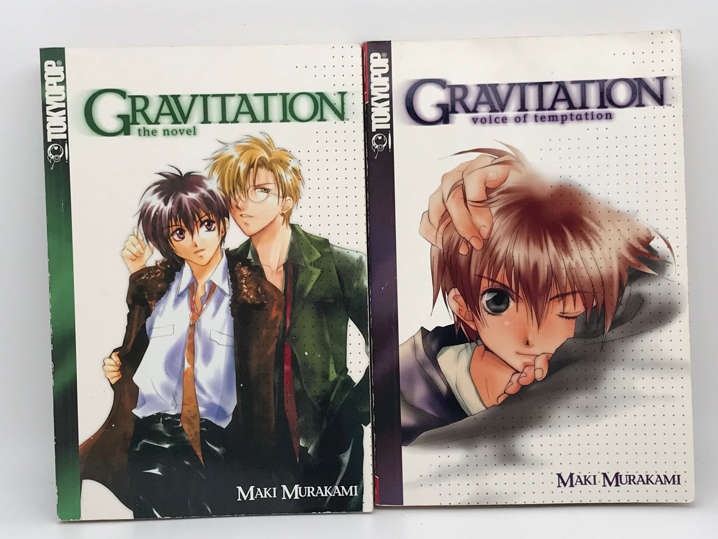 Gravitation: The Novel, Voice Of Temptation Lot Of 2 TOKYOPOP Manga Paperback English Murakami M01