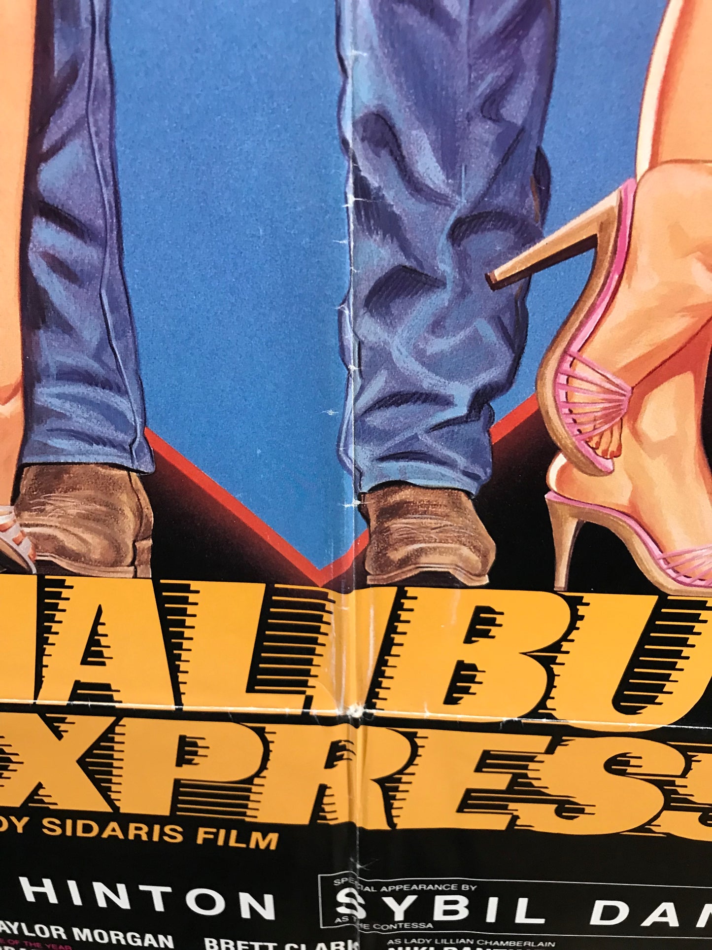 Malibu Express Original One Sheet Poster 1985 Andy Sidaris!