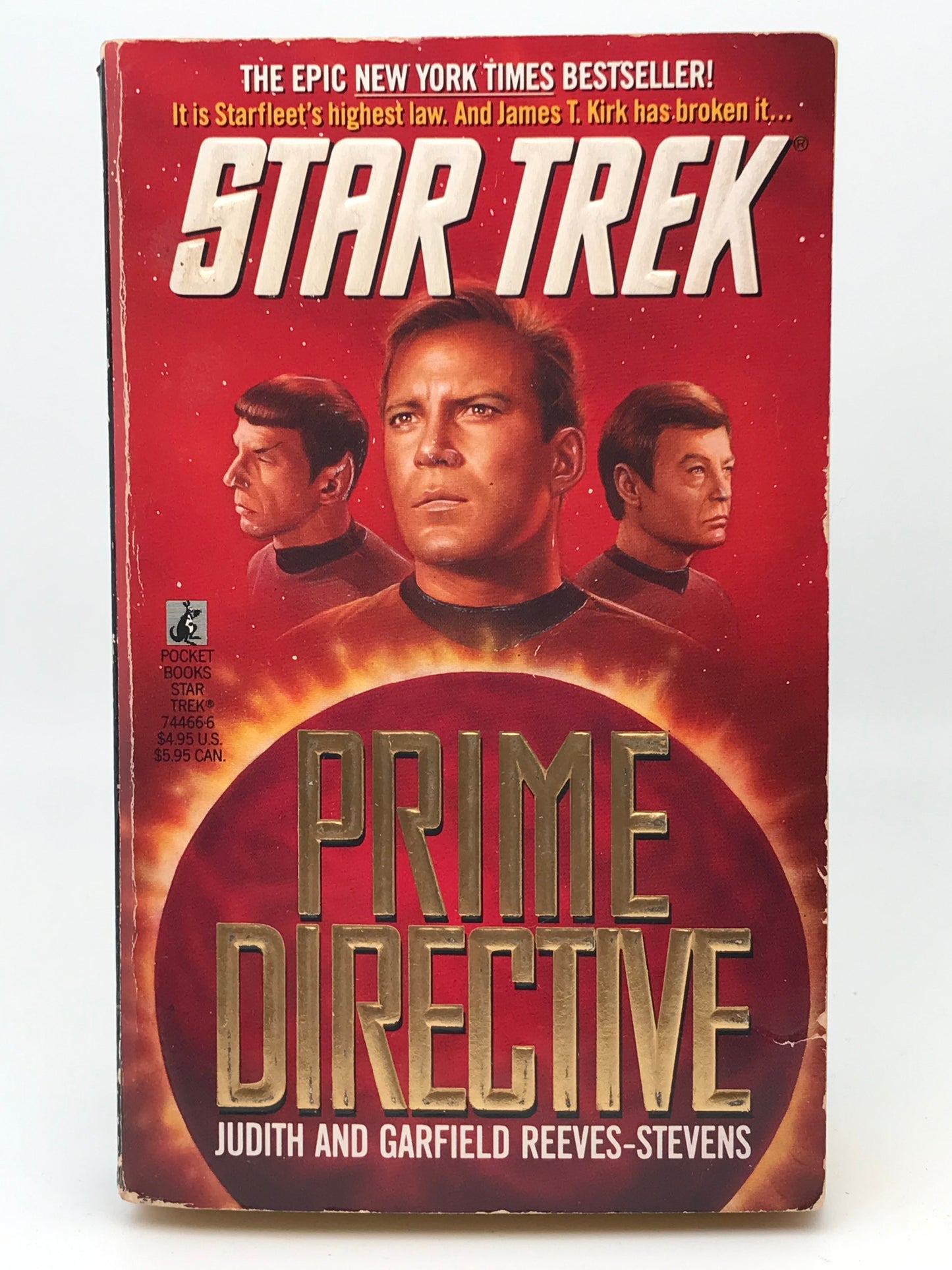 Star Trek Prime Directive POCKET Paperback Gar and Judith Reeves-Stevens ST1