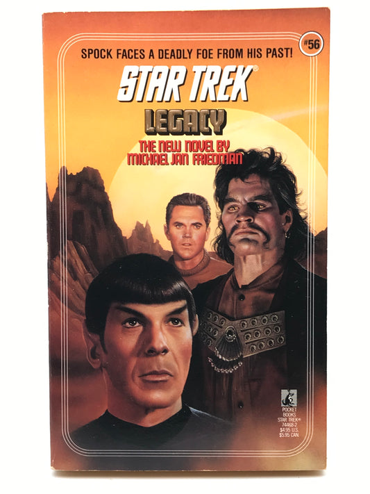 Star Trek Legacy POCKET Paperback Michael Jan Friedman ST1