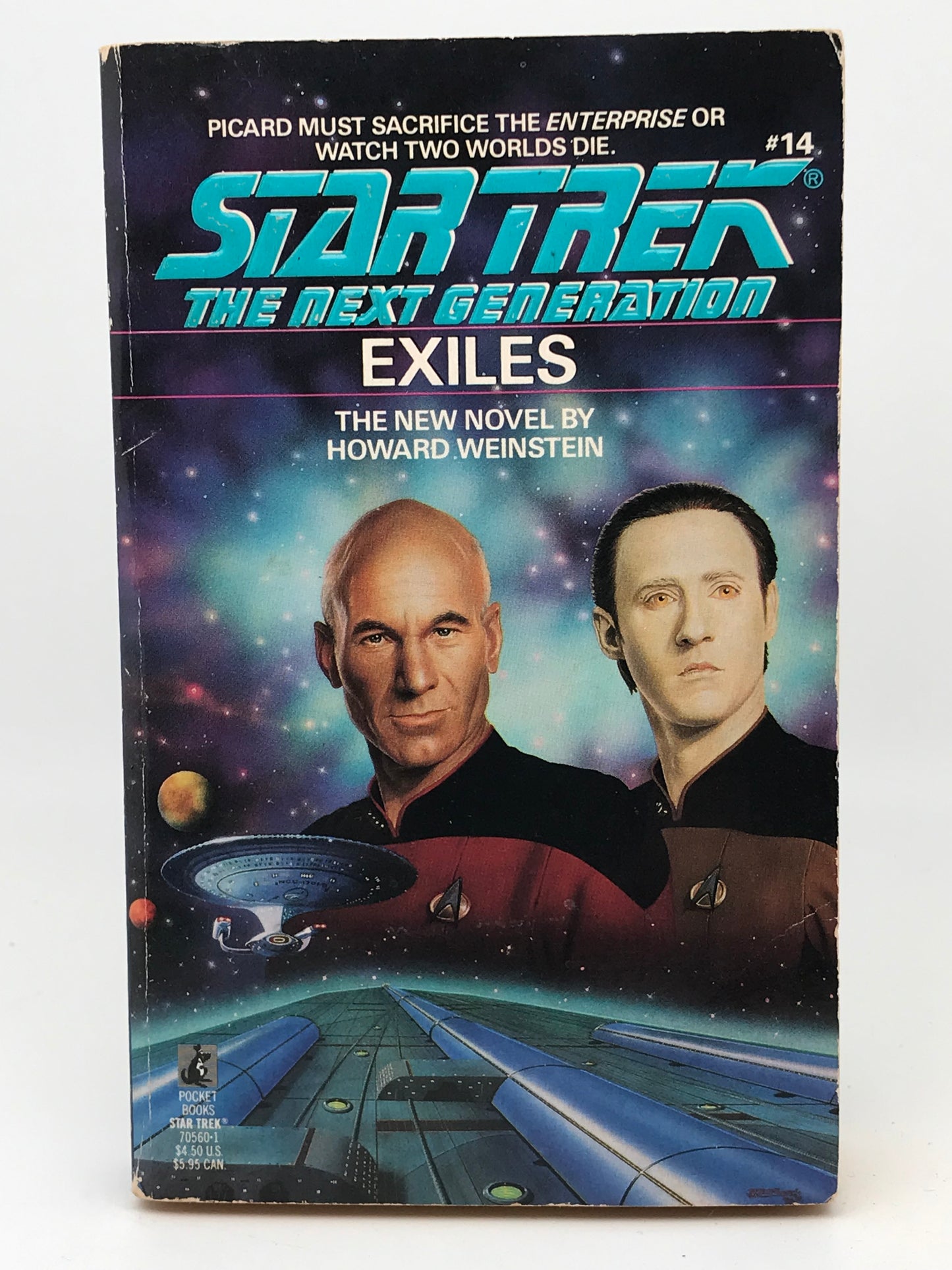 Star Trek Next Gen Exiles POCKET Paperback Howard Weinstein ST1