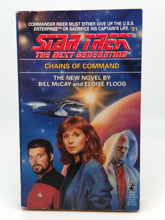 Star Trek Next Gen Chains Of Command POCKET Paperback McKay/Flood ST1