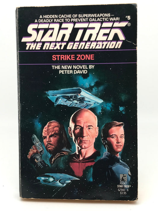 Star Trek Next Gen Strike Zone POCKET Paperback Peter David ST1