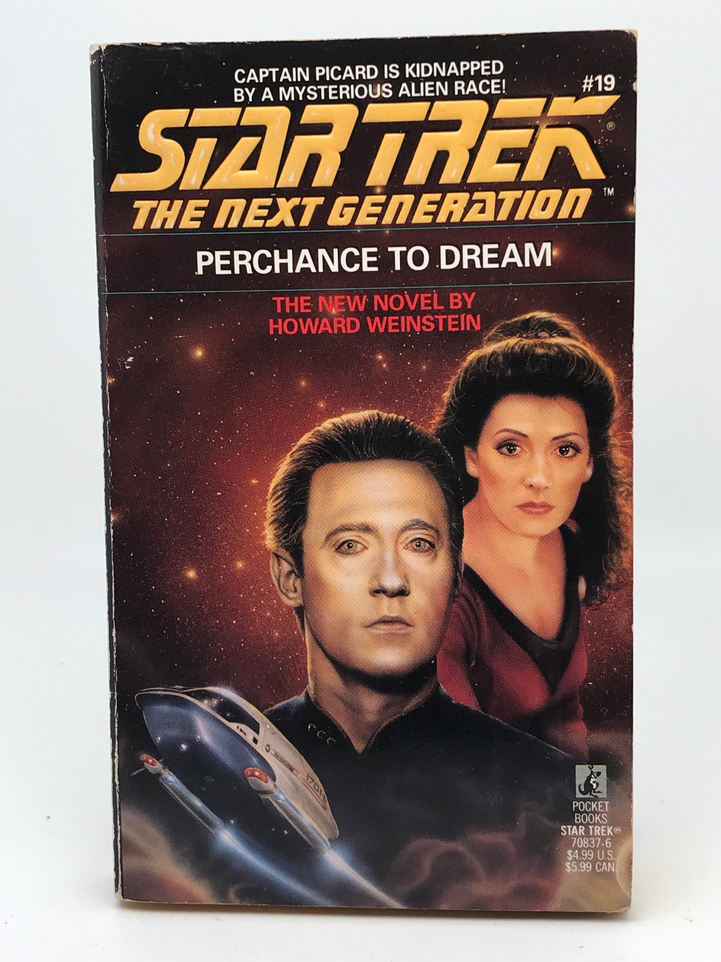 Star Trek Next Gen Perchance To Dream POCKET Paperback Howard Weinstein ST1