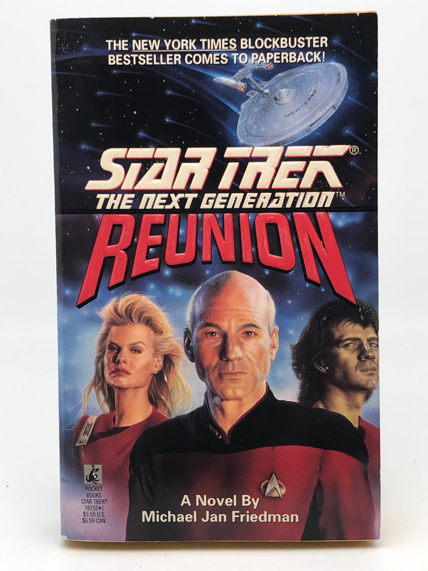 Star Trek Next Gen Reunion POCKET Paperback Michael Jan Friedman ST1