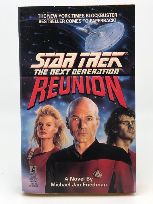 Star Trek Next Gen Reunion POCKET Paperback Michael Jan Friedman ST1