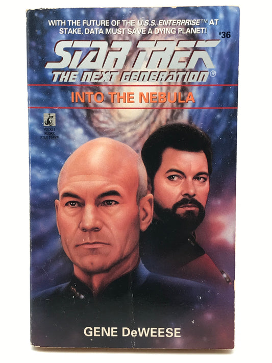 Star Trek Next Gen Into The Nebula POCKET Paperback Gene DeWeese ST1