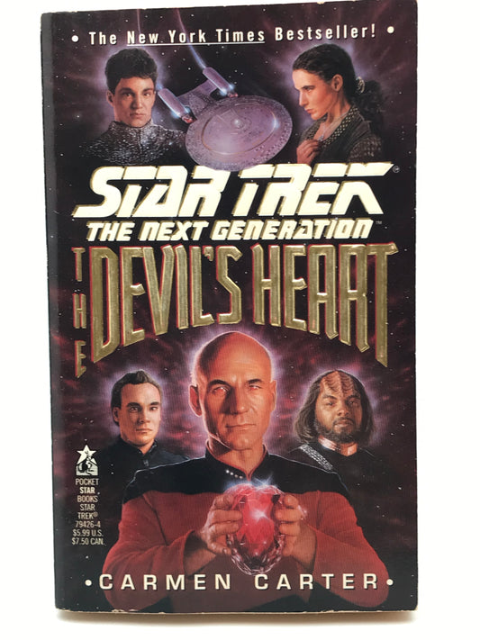 Star Trek Next Gen Devil's Heart POCKET Paperback Carmen Carter ST1