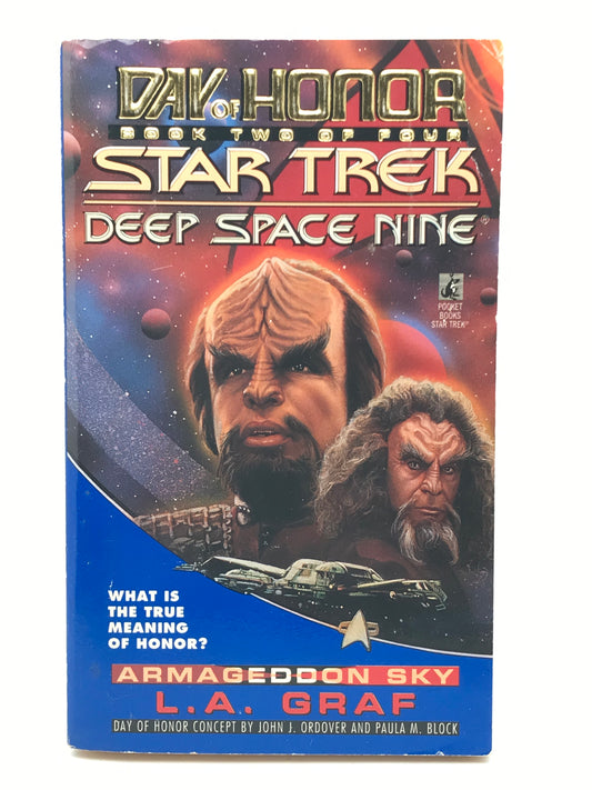 Star Trek DSN Day Of Honor/Armageddon Sky POCKET Paperback LA Graf ST1